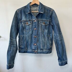 Gap 1969 Classic Medium Wash Denim Jacket Women’s Size Small